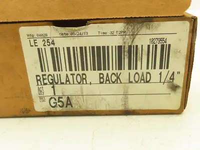 Fairchild 10242 Kendall Pressure Regulator 1/4" NPT 1/2-30PSI Range 1-60 PSIG