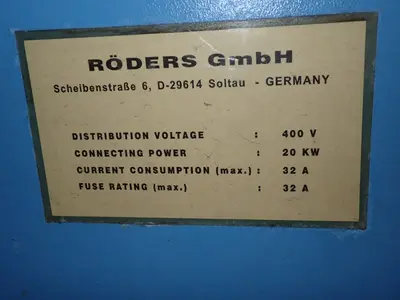 USED 2002 RÖDERS RFM600/2