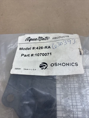 NEW Aqua Matic 1070071