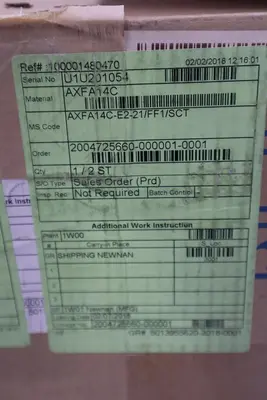 NEW BOX YOKOGAWA AXFA14C-E2-21/FF1/SCT ADMAG AXF MAGNETIC FLOWMETER STOCK G77A