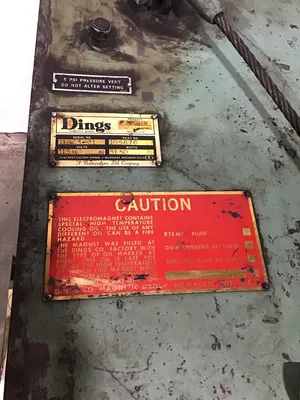 Dings 105676 Suspended Electro Magnet Seperator 5 PSI
