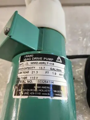 IWAKI MAG DRIVE PUMP WMD-40RLT-115
