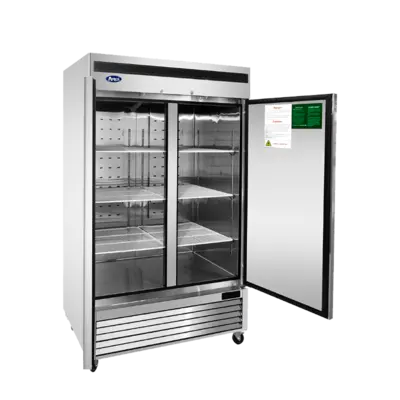 New | in-Stock Atosa New Atosa MBF8507GR - Bottom Mount Two (2) Door Reach-in Refrigerator 115V Refrigerators Illinois US | Falcon Restaurant Supply #1375656