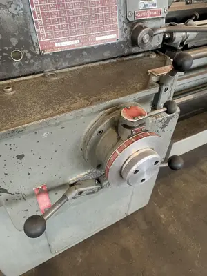 17" X 54" SOUTH-BEND ENGINE LATHE. STOCK # 0151124
