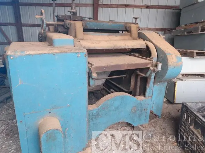 Used BUSS NO. 55 PLANER Woodworking Planers | CAROLINA MACHINERY SALES #421385