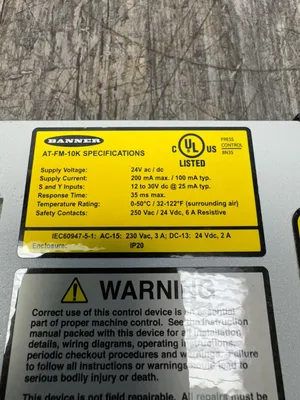 BANNER ES-FA-9AA & AT-FM-10K Electrical/PLC/Automation | ESS Industrial Equipment Sales (6)