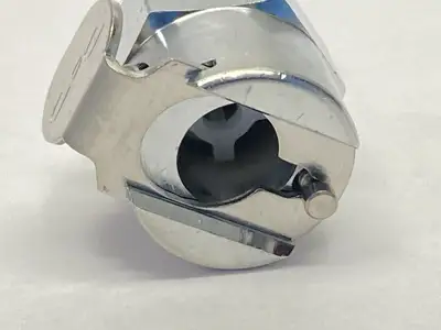 NEW OMEGA CHROME PLATED BRASS COUPLING 1/8" FLOW