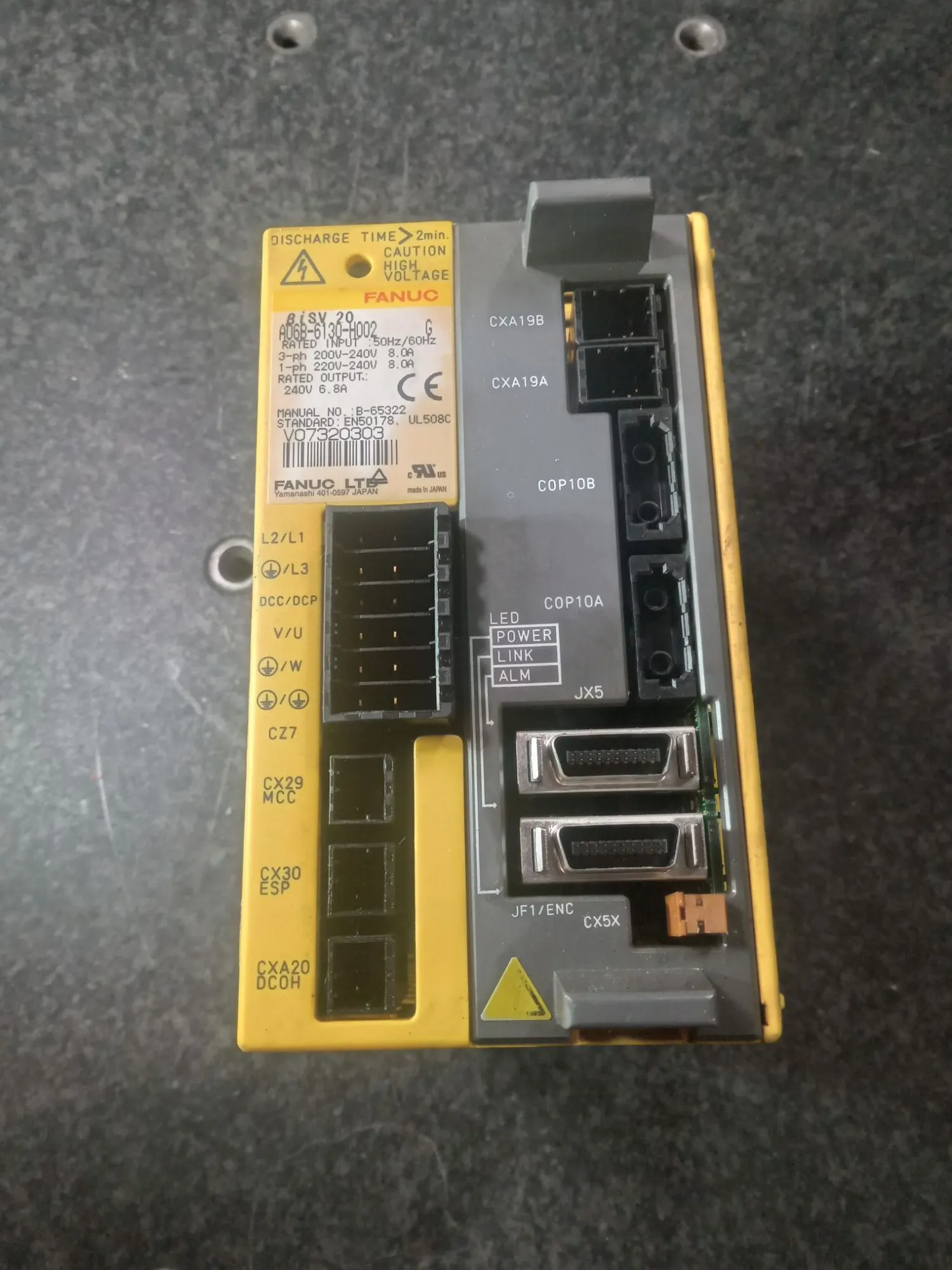 USED FANUC A06B-6130-H002