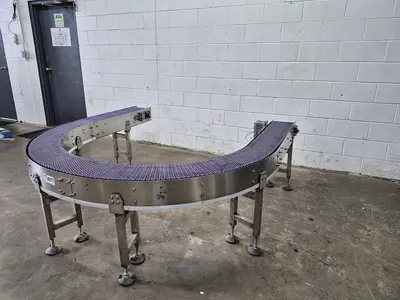 180° Curved Conveyor Belt