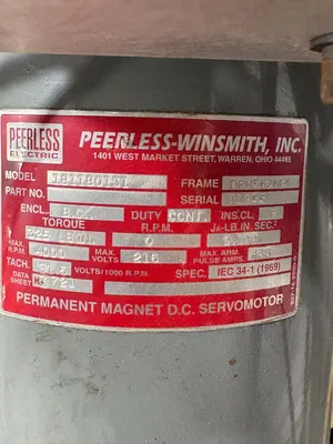 PEERLESS-WINSMITH 181180131 Servo Motors | ESS Industrial Equipment Sales (5)