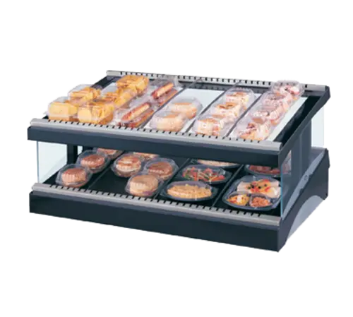 Hatco GR3SDS-33 33 9/50" Self Service Countertop Heated Display Shelf - (2) Shelves, 120v