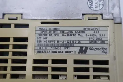 MAGNETEK JDB003 AC DRIVE GPD 305 STOCK #L-766