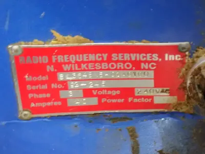 USED RADIO FREQUENCY SERVICES SL3648N5A01A0100