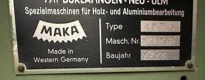 USED MAKA RDB5
