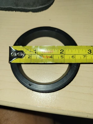 Skeleton Oil Seal Ring Rotary Shaft Sealing NBR Double Lip Seal ID 180/185mm