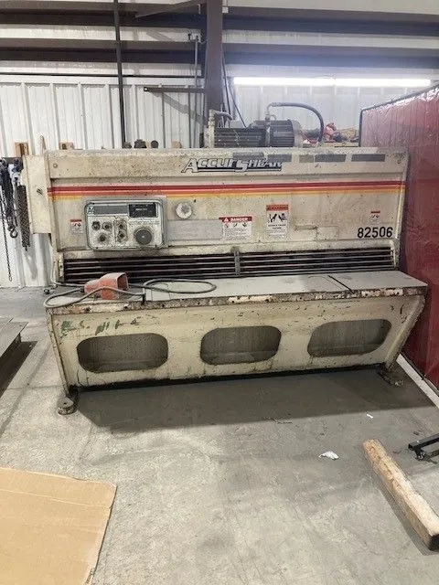 Used 1984 ACCURSHEAR 82506 Power Squaring Shears (Inch) California US | Machinery Network #805794