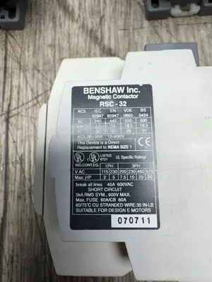 Benshaw RSC-32 Electrical/PLC/Automation | ESS Industrial Equipment Sales (9)