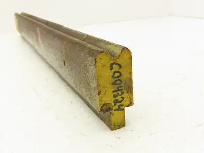 Press Brake Die 22-7/8" Long 90° V 1/2" W 7/32" D 1-3/4" H 1/2" Tang