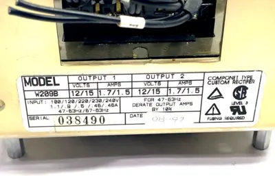 Used Deltron W209B AC/DC Power Supplies Michigan US | Maverick Industrial Sales #1391559