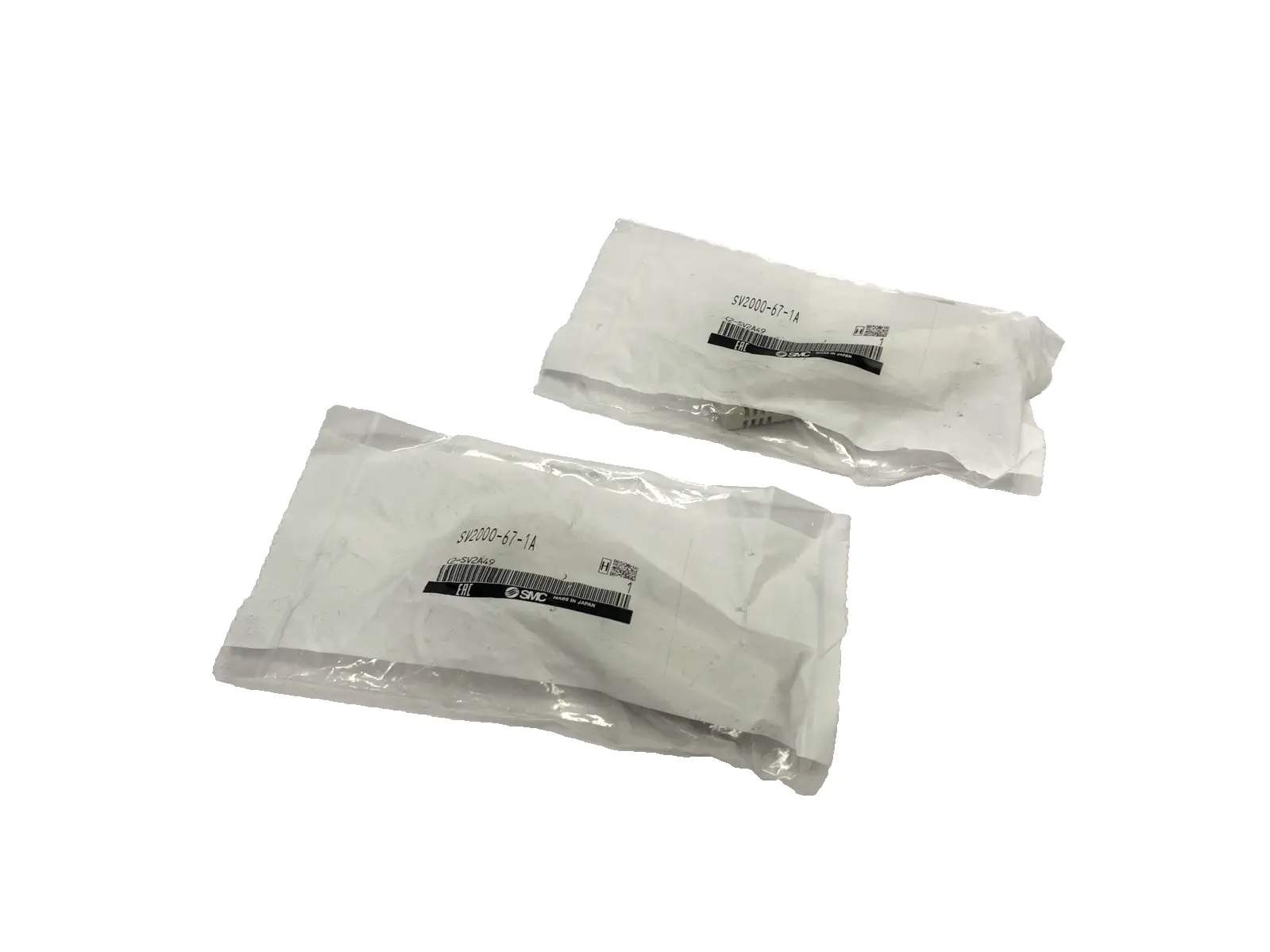 SV2000-67-1A | SMC  Solenoid Valve Manifold Blanking Plate LOT OF 2 - New