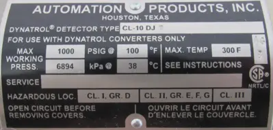NEW AUTOMATION PRODUCTS CL-10DJ7 LEVEL SWITCH CL10DJ7