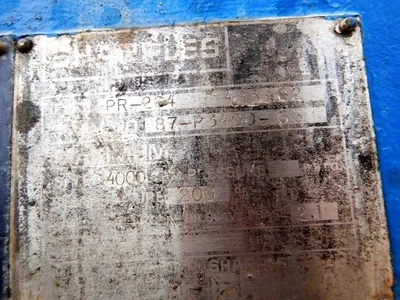 Sharples P3400 Super-D-Canter centrifuge, Hastelloy C-276.