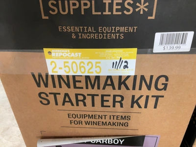 Used LOT OF (6) HANDCRAFT SUPPLIES WINEMAKING STARTER KITS Brewing Equipment Michigan US | Miedema Asset Management Group #1580127
