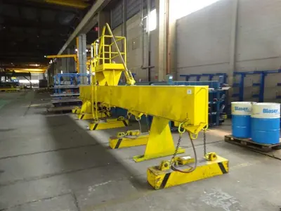 USED DEMAG MAGNETIC PLATE HOIST 15 TON