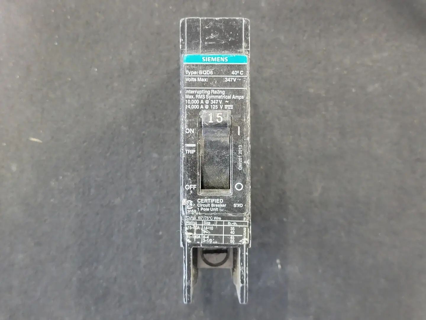 USED SIEMENS BQD6115