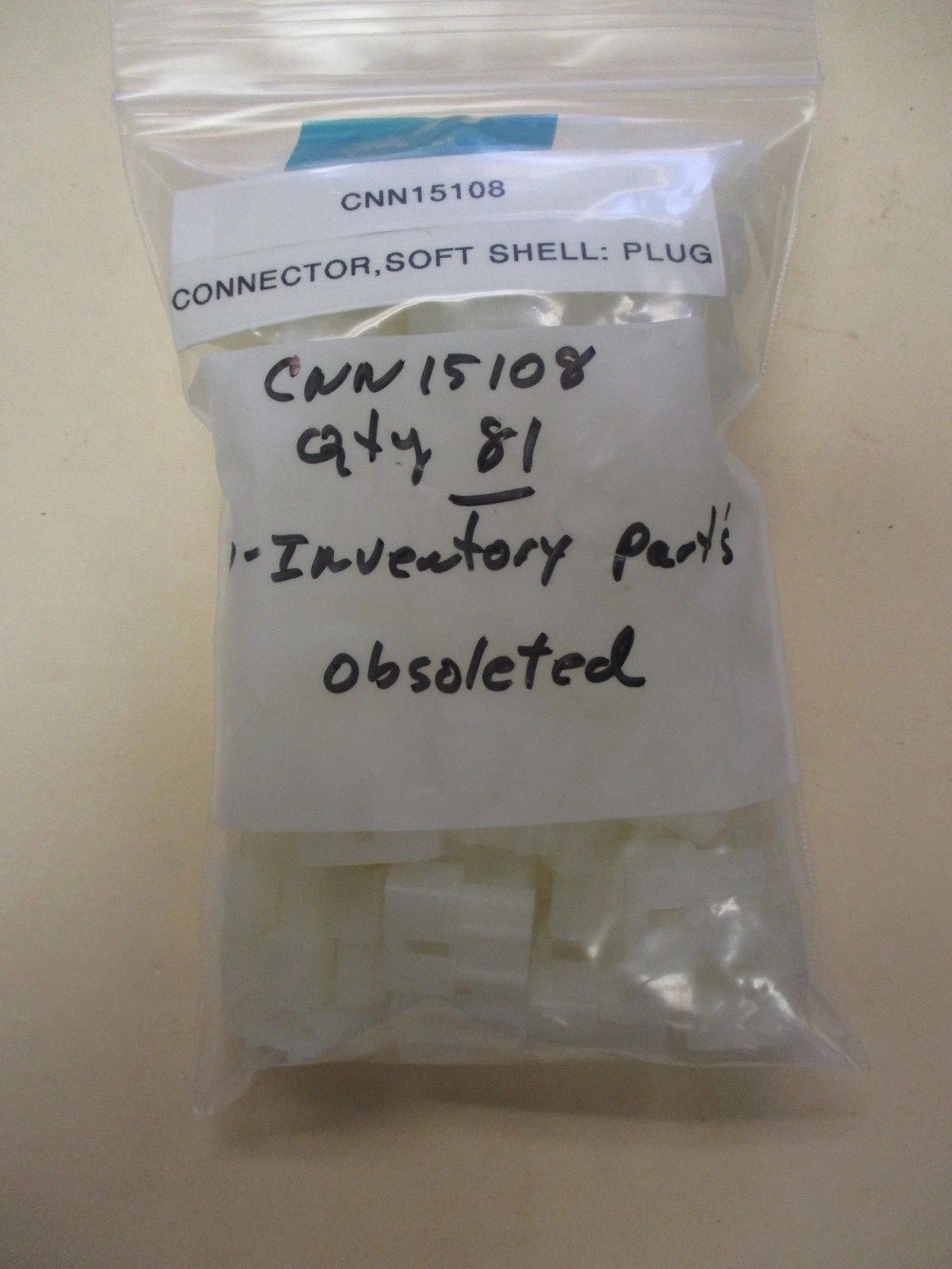 New CNN15108 4-pin Plug Housing Connectors (QTY 81)