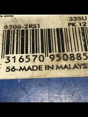USED SKF 6306-2RS1
