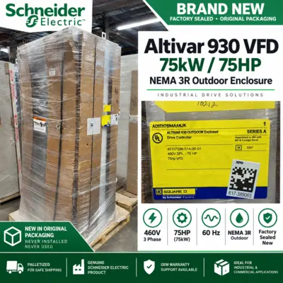 New | in-Stock Schneider Electric Altivar 930 Outdoor Variable Speed Drives California US | American Industrial Supply Co. #1486552