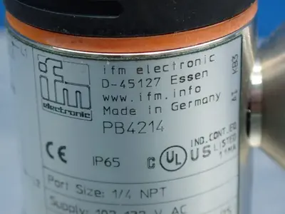 Used IFM PB4214 Pressure Switches Ohio US | HGR 24 #869651