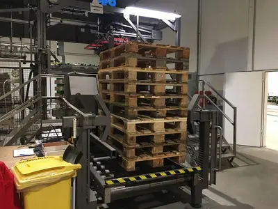 USED KETTNER DEPALLETIZER