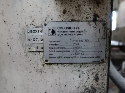 Used 2012 _UNKNOWN_ _UNKNOWN_ Die Casting Machines RO | Apex Group #1552232