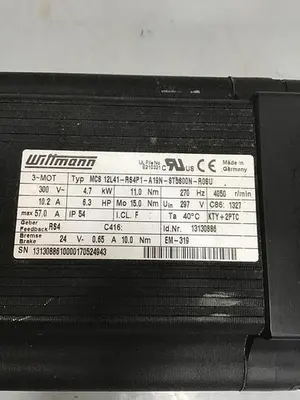 USED WITTMANN MCS 12L41-RS4P1-A19N-ST5800N-R0SU