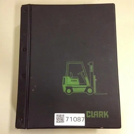 Used CLARK EQUIPMENT SCR MANUALS Manuals Michigan US | Ideal Machinery #699568