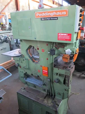 USED PEDDINGHAUS 88 TON HYDRAULIC IRONWORKER PEDDIWORKER 880