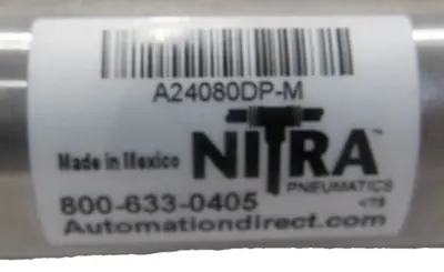 NEW NITRA A24080DP-M PNEUMATIC AIR CYLINDER A24080DPM