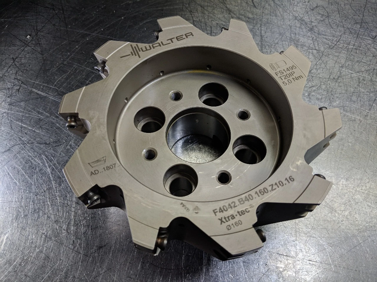 Walter 160mm Indexable Facemill 40mm Arbor F4042.B40.160.Z10.16 (LOC1223B)