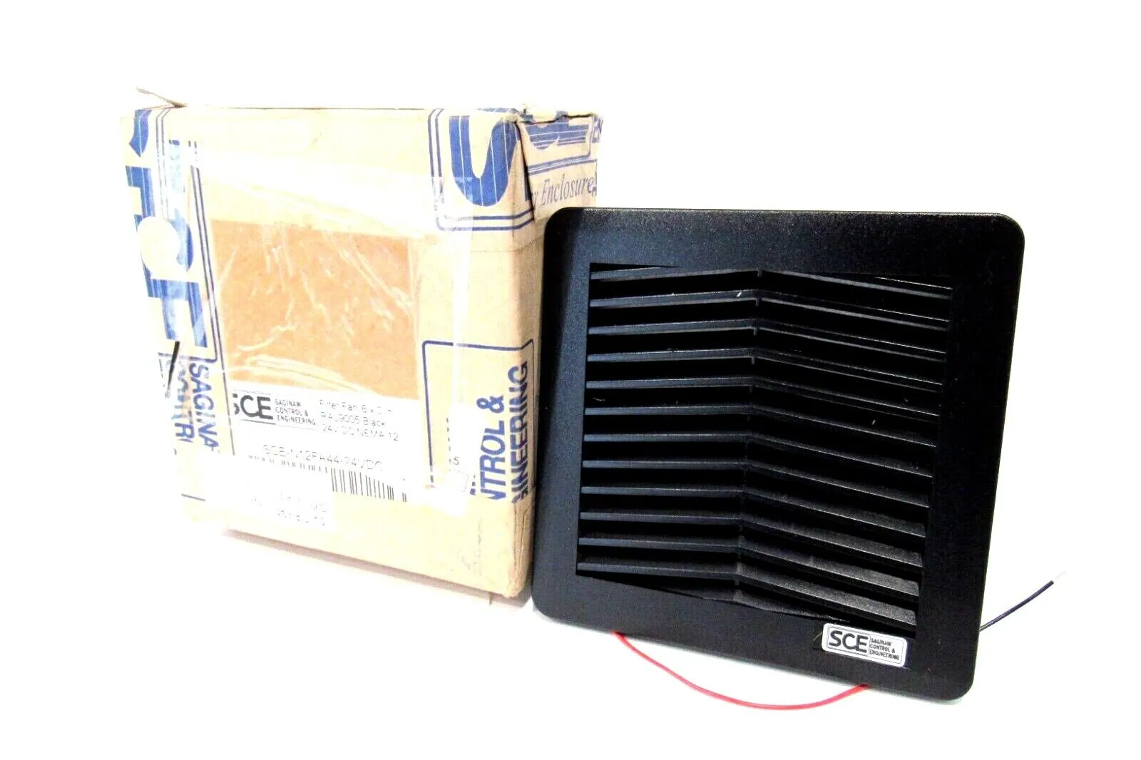 NEW SAGINAW SCE-N12FA44-24VDC FILTER FAN SCEN12FA4424VDC