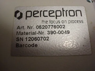 Perceptron 390-0049 Enna 17" Monitor 0520776002 Used