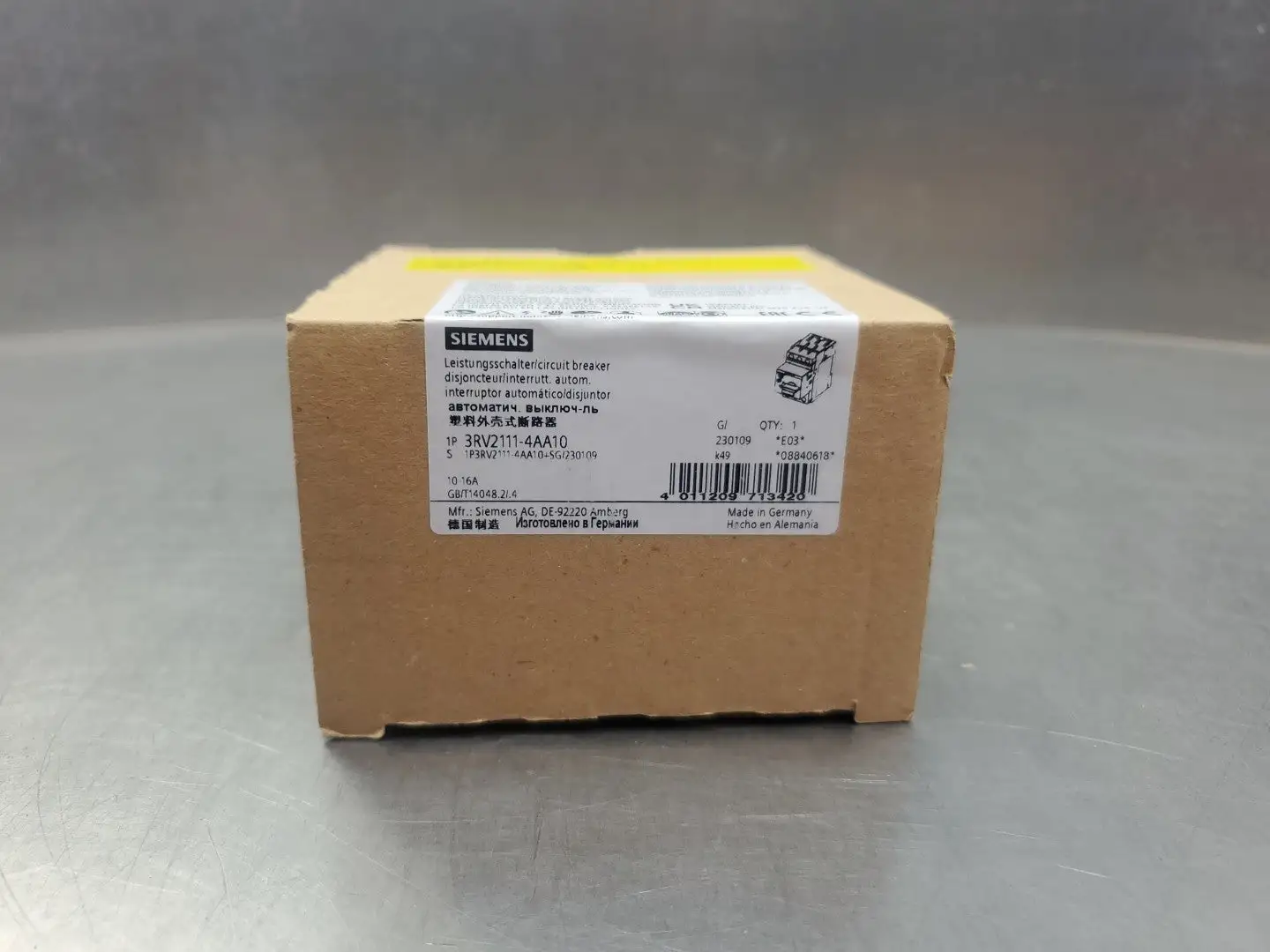 USED Siemens 3RV211-4AA10