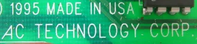 USED AC TECHNOLOGY 9935 CIRCUIT BOARD 605-088 EPC-5-0