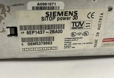 Used SIEMENS 6EP1437-2BA00 Miscellaneous Equipment (Electrical & Power) Ohio US | Surplus Asset Holdings #1237001