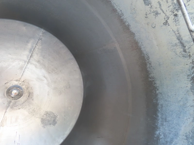 3000 gallon Stainless Steel Mix Tank with Dish Bottom