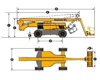 New | in-Stock 2026 HAULOTTE HA130 RTJ PRO Articulating Boom Lifts Pennsylvania US | Iron Exchange Equipment Solutions #1353865