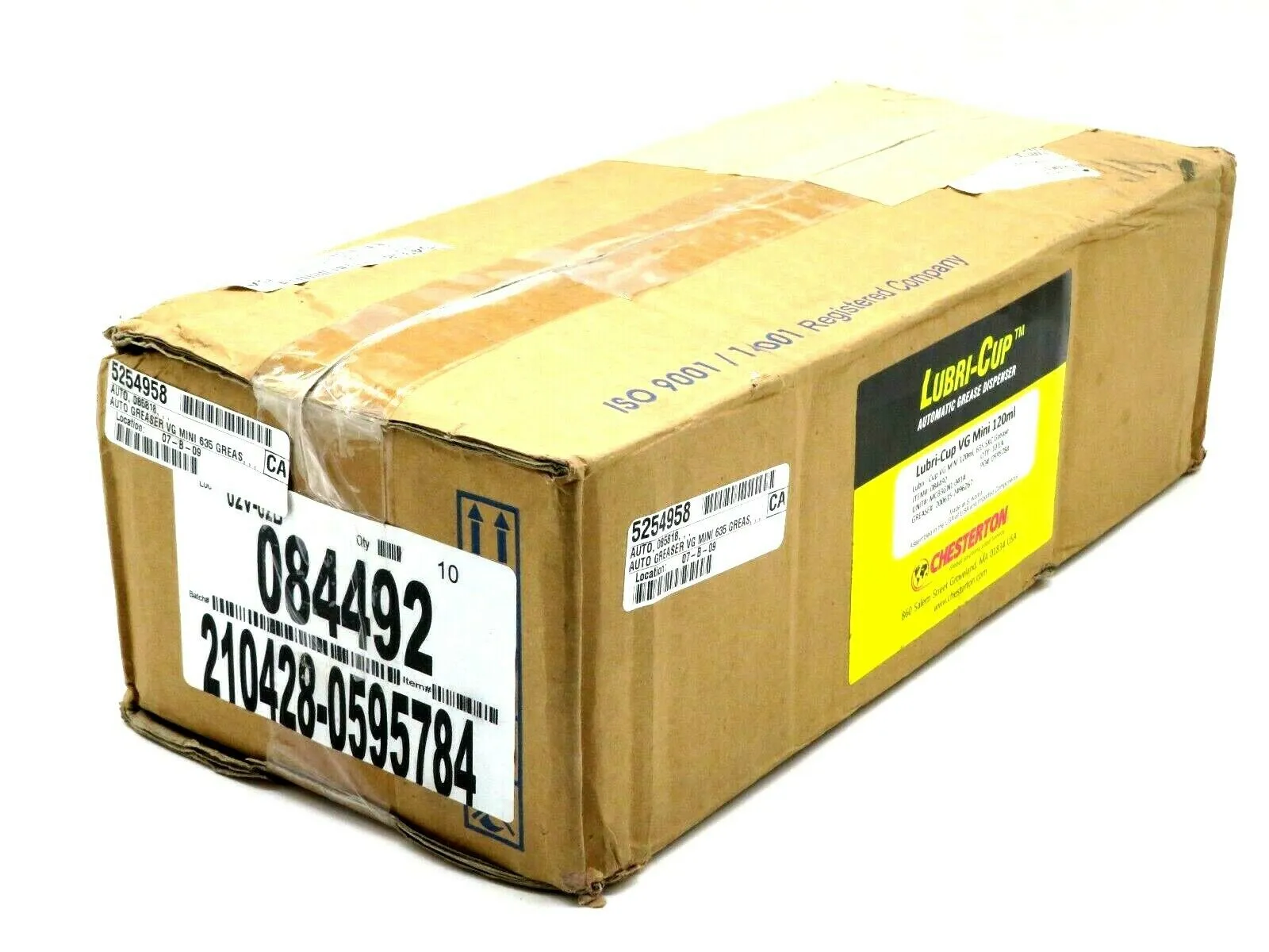 NEW BOX OF 10 CHESTERTON 084492 635 SXC GREASE LUBRICUP VG MINI 120ML IP68
