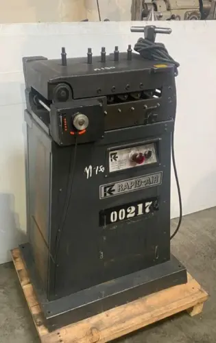 Rapid Air Stock Feeder Coil STRAIGHTENER Model SS8 Variable Speed