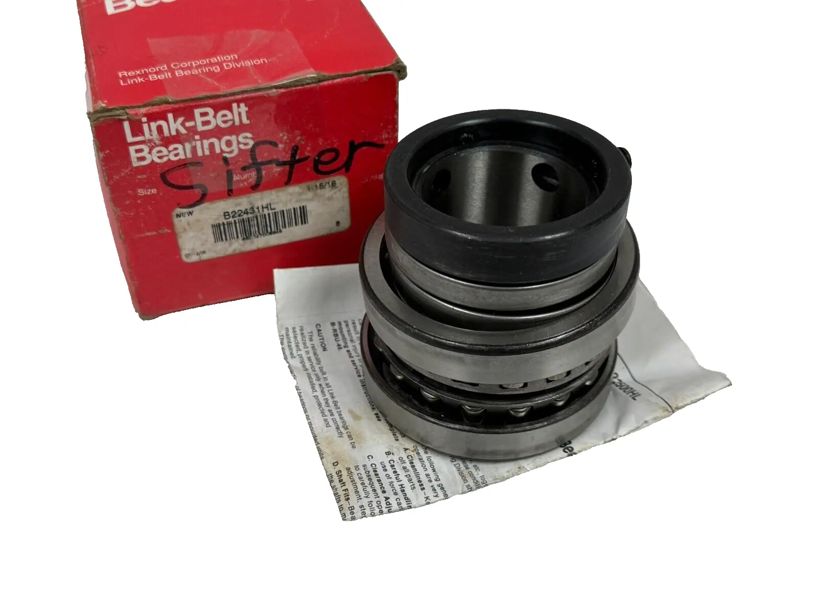NEW REXNORD / LINK-BELT B22431HL SPHERICAL ROLLER BEARING